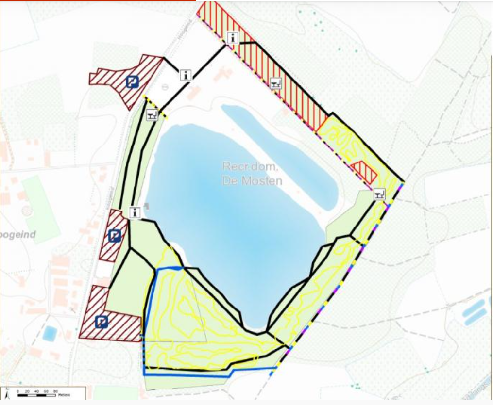 plannetje Recreatiedomein De Mosten